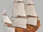 Model van het schip Friedrich Wilhelm zu Pferde